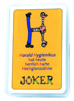 Zahngesundheits-ABC-Kartenspiel