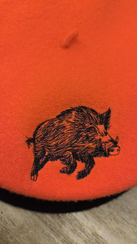 Béret Fluo sanglier 2025