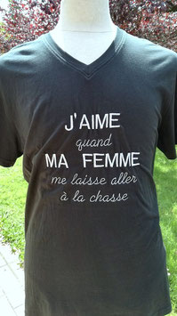 tee-shirt noir j'aime