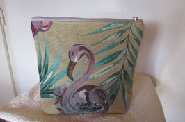 Trousse de toilette motif oiseau