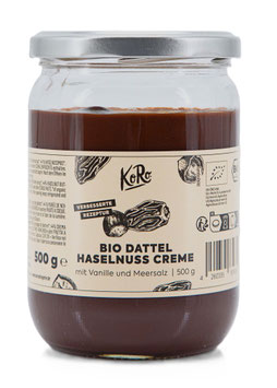 BIO Dattel Haselnuss Creme 500g