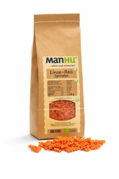 ManHu BIO Linse-Reis Spiralen 300g