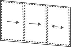 Glas Schiebe Anlage 3-gleisig 10 mm ESG