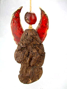 Hängender Engel mit Schwemmholz Borke, Nr. 71