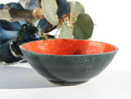 Ton-Schälchen mit Resin für Teelicht  Nr. 7