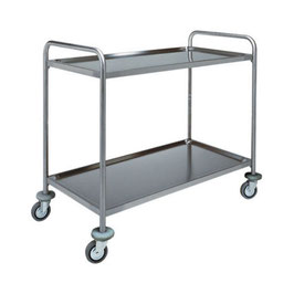 CARRELLO SERVIZIO INOX 2 PIANI