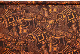 Abstraktes Muster, orange