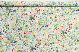 Blumenwiese Aquarell, Timeless Treasures, PW