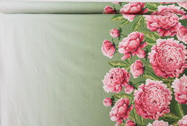 Paneel Bordüre, Blüten und Farbverlauf