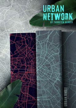 Urban Network by Thorsten Berger, koralle und smaragd, FT