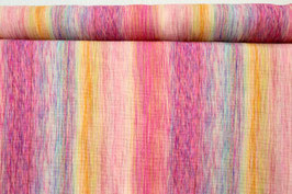 Musselin, double gauze, bunte Streifen