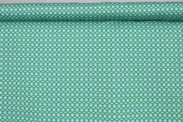 Geometrisches Muster, mint/grün, Jersey