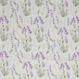 Musselin, double gauze, Lavendel