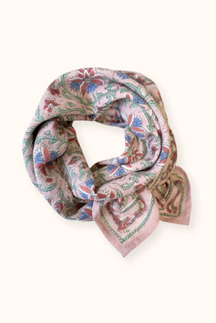 Apaches - Big foulard Latika bird pastel
