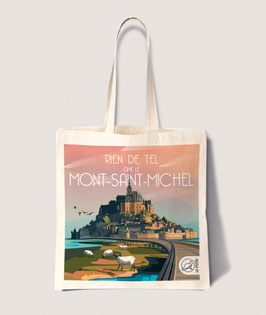 Tote bag Mont Saint Michel - La loutre