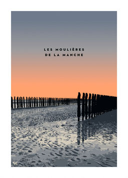 Poster Les moulières, paysage de nos côtes - Instinct Project