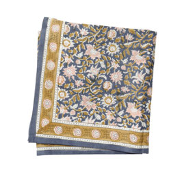 Bonheur du jour -  grand foulard Azur indigo