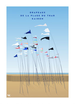 Poster Kairon, paysage de nos côtes - Instinct Project