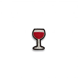 Broche Verre de vin rouge- Macon et Lesquoy