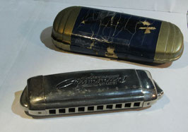 Hohner Chromonica II de luxe mit Etui gebraucht