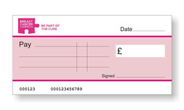 Breast Cancer Campaign Jumbo Cheque