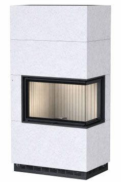 BSK Eck 42-66-42 DT, rechts mit Warmluftaufsatz