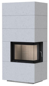 BSK 12.1 Kamin-Kessel Eck 42/57/30 links, Drehtür