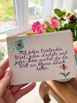 Wertschätzungskarte