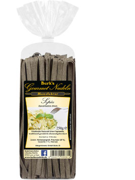 Gourmet Sepia Bandnudeln lang, 8mm (250g)