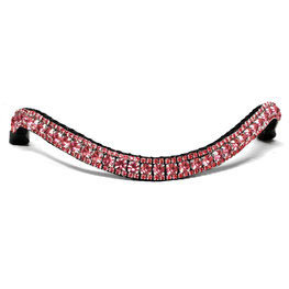 Stirnriemen Rhinestone All Crystal - Subtile - Pink