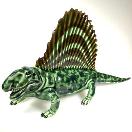 Russische Porzellanfigur "Dimetrodon Dinosaurier" von Nikolai Abramovich, Artikel DINO4