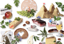Tischset Picknick mit Herz