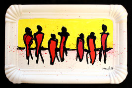 Pappteller Kunst 3