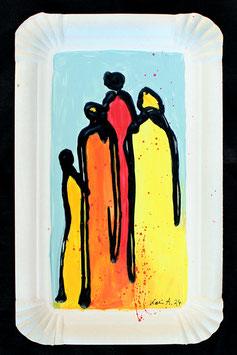 Pappteller Kunst 7