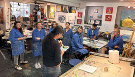 Acryl-Mal-Workshop - Team Building - Farben des Zusammenhalts
