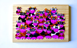 Petit puzzle vaches