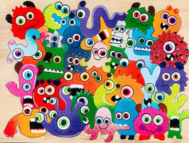 Grand puzzle petits monstres
