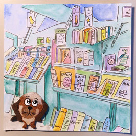 LE CHIEN BOUQUINISTE
