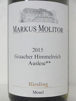 2015 Graacher Himmelreich Riesling Auslese** goldene Kapsel Markus Molitor