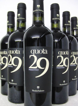 2023 Quota 29 Primitivo IGP Salento Cantine Menhir