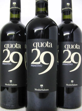 2024 Quota 29 Primitivo IGT Salento Cantine Menhir