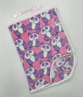 kleine Kuscheldecke PANDABÄR