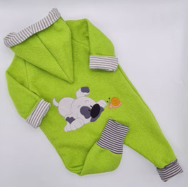 Walklodenoverall  HUND mit Schnecke 86/92