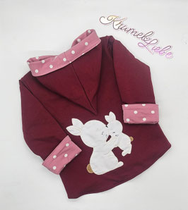 Sweatjacke HASENMAMA mit Kind 98/104