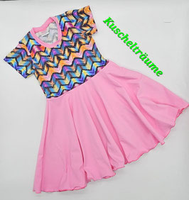 Drehkleid bunte ZACKEN Retro