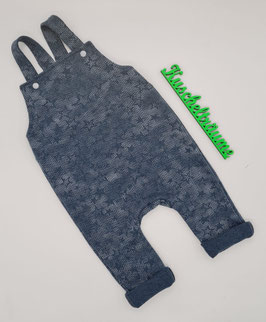 Latzhose JEANSBLAU STERNE 56 bis 98
