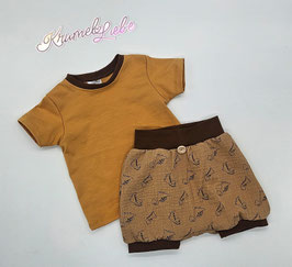 Musselin Set Dinosaurier (Shirt und Hose)