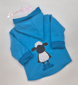 Sweatjacke SCHAF mit Gummistiefel 86/92