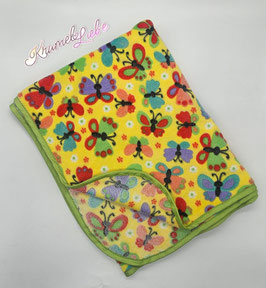großr Kuscheldecke SCHMETTERLINGE bunt