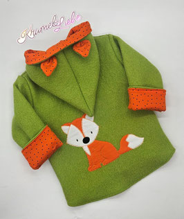 Walklodenjacke FUCHS mit Ohren 86/92